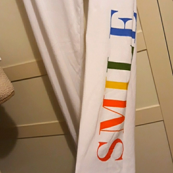 Sundry White Sweatshirt & Joggers Sweatpants Terry size 1 Coordinated Set NWOT - Picture 12 of 17